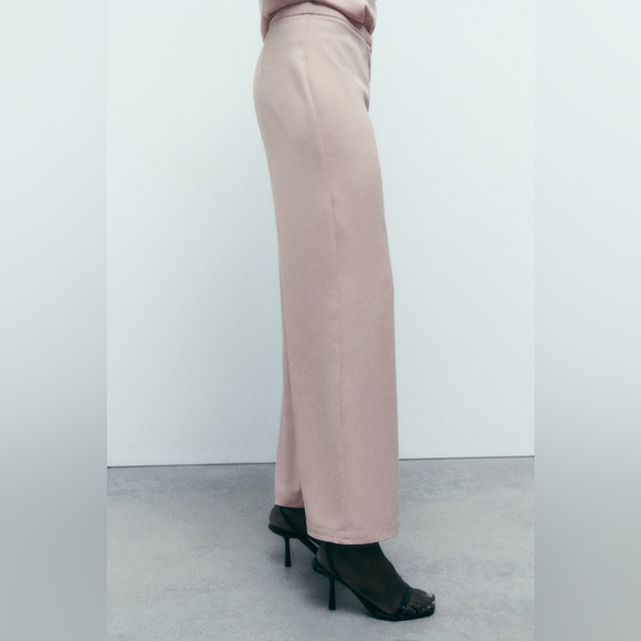 Zara Full Length‎ Satin Pants - Picture 11 of 14